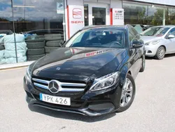 Svart Begagnad 2018 Mercedes C200 Avantgarde Kombi | 169 900 kr (Bra pris)