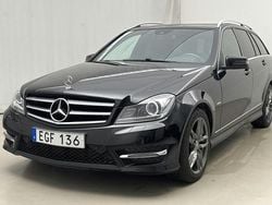 Svart Begagnad 2014 Mercedes C220 Avantgarde Kombi | 112 000 kr