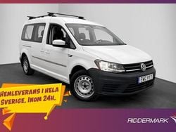 Vit Begagnad 2018 VW Caddy Maxi Life Life Minibuss | 249 900 kr (Lite dyr)