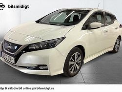 Vit Begagnad 2021 Nissan Leaf Acenta Halvkombi | 159 800 kr (Marknadspris)