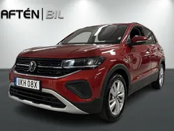 Röd Begagnad 2024 VW T-Cross Life SUV | 244 800 kr (Marknadspris)
