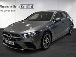 Svart Begagnad 2022 Mercedes A180 AMG Halvkombi | 294 900 kr (Lite dyr)