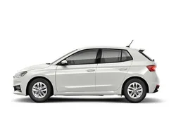 Vit Ny 2025 Skoda Fabia Selection Halvkombi | 221 500 kr (Marknadspris)