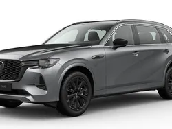 Grå (machine gray metallic) Ny 2024 Mazda CX-80 Homura-Line SUV | 639 900 kr (Marknadspris)