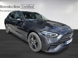 Svart Begagnad 2022 Mercedes C300e Kombi | 399 000 kr (Bra pris)