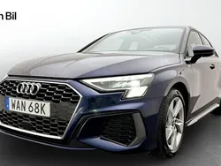 Blå Begagnad 2023 Audi A3 S-Line Sedan | 319 000 kr (Marknadspris)