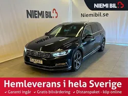 Svart Begagnad 2016 VW Passat R-line Kombi | 169 900 kr (Marknadspris)