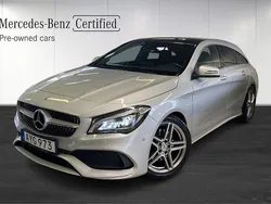Silver Begagnad 2019 Mercedes CLA220 Shooting Brake AMG Kombi | 233 900 kr (Marknadspris)