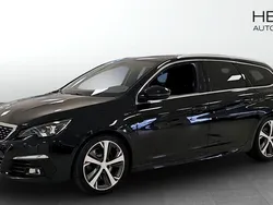 Svart (black) Begagnad 2017 Peugeot 308 GT Kombi | 169 900 kr (Marknadspris)