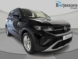 Svart Ny 2025 VW T-Cross Life SUV | 324 900 kr (Marknadspris)