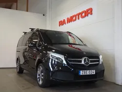 Svart Begagnad 2020 Mercedes V300 Avantgarde Minibuss | 559 900 kr (Bra pris)