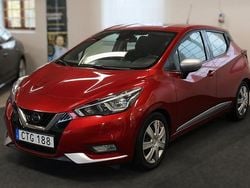 Röd Begagnad 2017 Nissan Micra S Halvkombi | 99 900 kr