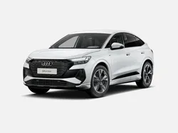 Vit (glaciärvit metallic) Ny 2025 Audi Q4 e-tron S-Line SUV | 746 800 kr (Lite dyr)