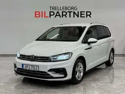 Vit Begagnad 2020 VW Touran R-line Minibuss | 219 900 kr (Bra pris)