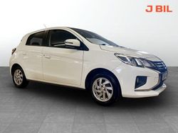 White solid Begagnad 2022 Mitsubishi Space Star Comfort Edition Halvkombi | 119 900 kr (Superpris)