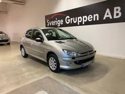 Grå Begagnad 2007 Peugeot 206 Halvkombi | 24 900 kr (Marknadspris)