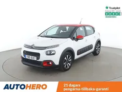 Vit Begagnad 2017 Citroën C3 PureTech Halvkombi | 110 000 kr (Marknadspris)