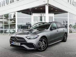 Grå Begagnad 2022 Mercedes C300e AMG Kombi | 399 000 kr (Dyr)