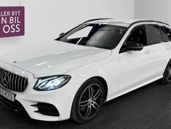 Vit Begagnad 2017 Mercedes E220 AMG line Kombi | 265 000 kr (Marknadspris)