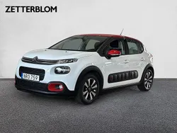 Vit Begagnad 2018 Citroën C3 Feel Halvkombi | 99 900 kr (Marknadspris)