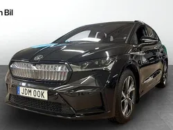 Svart (black magic metallic) Begagnad 2024 Skoda Enyaq iV SportLine SUV | 544 900 kr (Marknadspris)