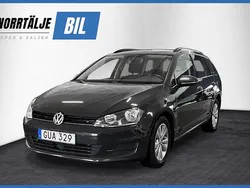 Mörkgrå Begagnad 2015 VW Golf VII Kombi | 89 900 kr (Marknadspris)