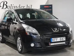 Svart Begagnad 2009 Peugeot 5008 Minibuss | 58 900 kr (Lite dyr)