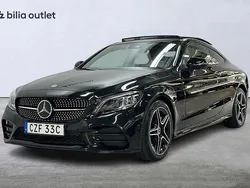 Svart Begagnad 2019 Mercedes C300 AMG Sportkupé | 399 900 kr (Dyr)
