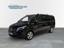Svart Begagnad 2018 Mercedes V250 Avantgarde Minibuss | 399 900 kr (Superpris)
