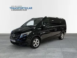 Svart Begagnad 2018 Mercedes V250 Avantgarde Minibuss | 409 900 kr (Marknadspris)