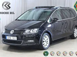 Svart Begagnad 2014 VW Sharan Minibuss | 144 900 kr (Marknadspris)