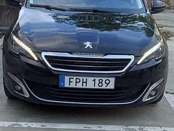 Svart Begagnad 2015 Peugeot 308 Allure Kombi | 65 000 kr (Dyr)