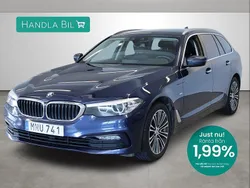 Blå Begagnad 2017 BMW 520 Sport Line Kombi | 239 900 kr (Marknadspris)