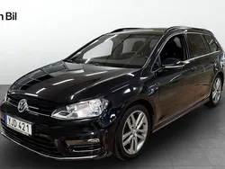 Svart (deep black pearl) Begagnad 2016 VW Golf VII R-line Kombi | 149 900 kr (Marknadspris)