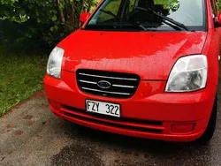 Röd Begagnad 2007 Kia Picanto EX Halvkombi | 29 900 kr (Marknadspris)