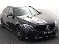 Svart Begagnad 2017 Mercedes C220 AMG line Kombi | 229 900 kr (Marknadspris)