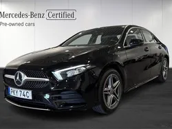 Svart (black) Begagnad 2022 Mercedes A250 AMG Sedan | 299 900 kr (Bra pris)