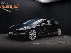 Svart Begagnad 2019 Tesla Model 3 Long Range AWD Sedan | 194 600 kr (Bra pris)