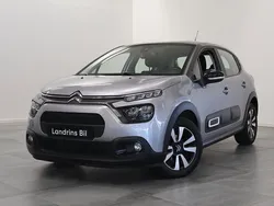 Grå Begagnad 2021 Citroën C3 PureTech Halvkombi | 154 900 kr (Marknadspris)