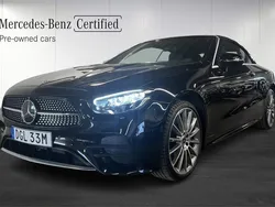 Svart Begagnad 2022 Mercedes E400 AMG Cab | 699 000 kr