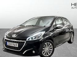 Svart Begagnad 2018 Peugeot 208 Halvkombi | 109 900 kr (Marknadspris)