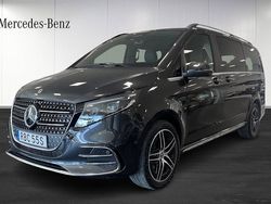 Grå Ny 2024 Mercedes V300 Avantgarde Minibuss | 976 914 kr (Dyr)