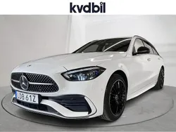 Vit Begagnad 2022 Mercedes C300e Kombi | 364 800 kr (Marknadspris)