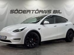 Vit Begagnad 2022 Tesla Model Y Performance SUV | 399 900 kr (Bra pris)