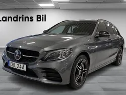 Grå Begagnad 2020 Mercedes C300e AMG Kombi | 289 000 kr (Marknadspris)