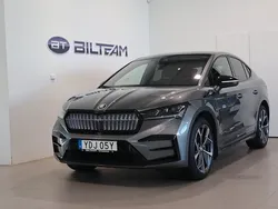 Grå (graphite grey metallic) Begagnad 2023 Skoda Enyaq iV RS SUV | 579 900 kr