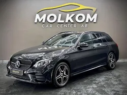 Grå Begagnad 2021 Mercedes C300e AMG line Kombi | 298 600 kr (Marknadspris)