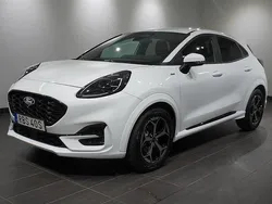Vit Ny 2024 Ford Puma ST-Line SUV | 269 900 kr (Bra pris)