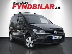 Svart Begagnad 2016 VW Caddy Minibuss | 114 900 kr (Bra pris)
