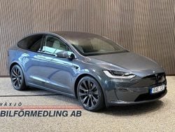 Grå Begagnad 2022 Tesla Model X Plaid SUV | 949 000 kr (Dyr)